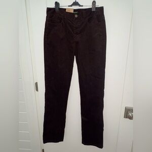 NWT Ralph Lauren Lauren Jeans Co. stretch corduroy straight leg jeans sz 4
